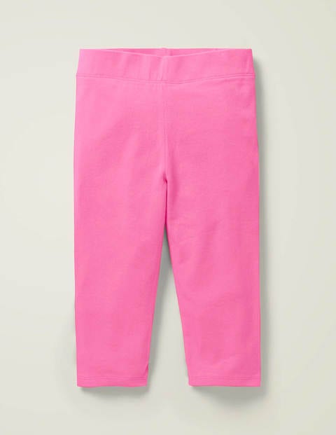 Kurz Geschnittene Einfarbige Leggings - Erdbeermilchshake-Rosa Kurz Geschnittene Einfarbige Leggings - Erdbeermilchshake-Rosa