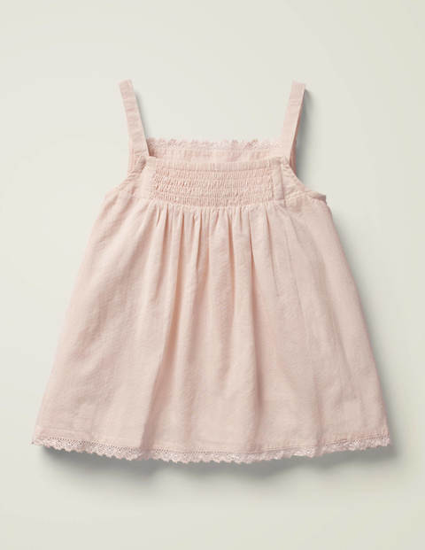 Embroidered Strappy Top - Provence Dusty Pink Embroidered Strappy Top - Provence Dusty Pink