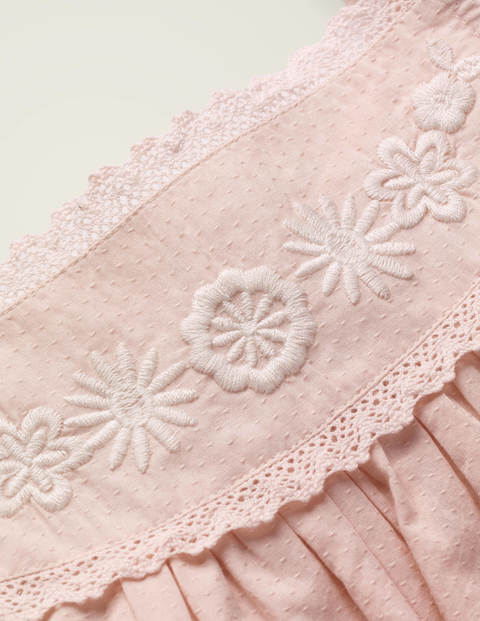 Embroidered Strappy Top - Provence Dusty Pink Embroidered Strappy Top - Provence Dusty Pink