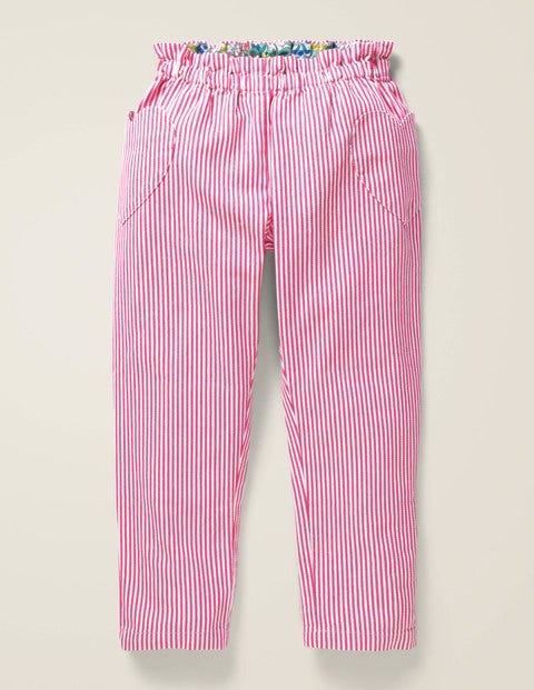 Pull-On Pants - Festival Pink Ticking Pull-On Pants - Festival Pink Ticking