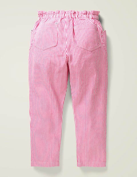 Pull-On Pants - Festival Pink Ticking Pull-On Pants - Festival Pink Ticking