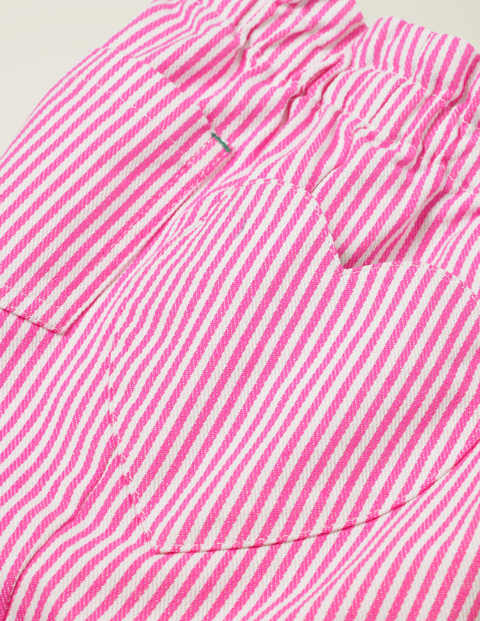 Pull-On Pants - Festival Pink Ticking Pull-On Pants - Festival Pink Ticking