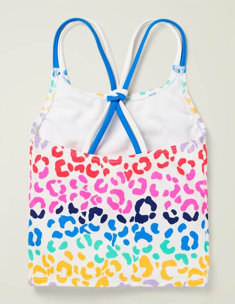 Patterned Tankini Top - Multi Leopard Spot Patterned Tankini Top - Multi Leopard Spot