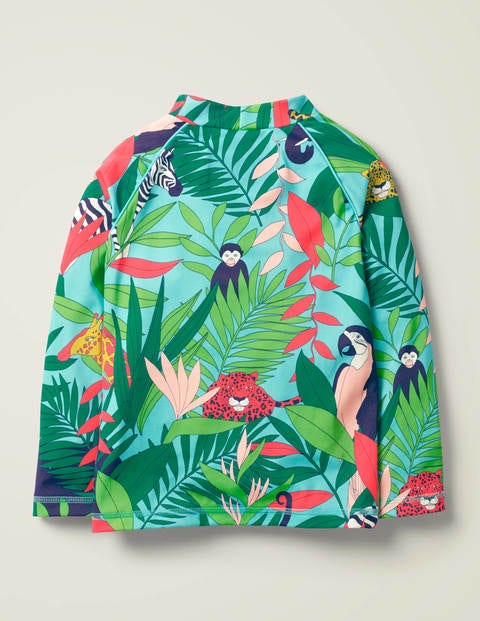 Long-Sleeved Rash Guard - Multi Jumbo Jungle Long-Sleeved Rash Guard - Multi Jumbo Jungle