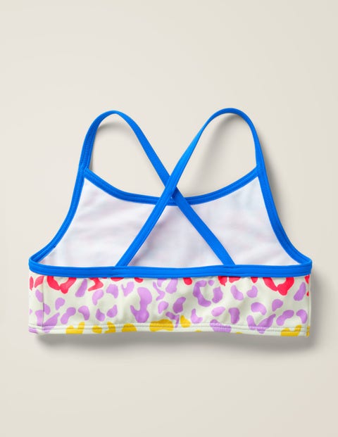 Patterned Bikini Top - Multi Leopard Spot Patterned Bikini Top - Multi Leopard Spot