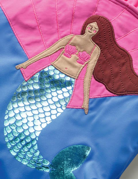 Maillot de bain à appliqué - Sirène bleu oasis Maillot de bain à appliqué - Sirène bleu oasis