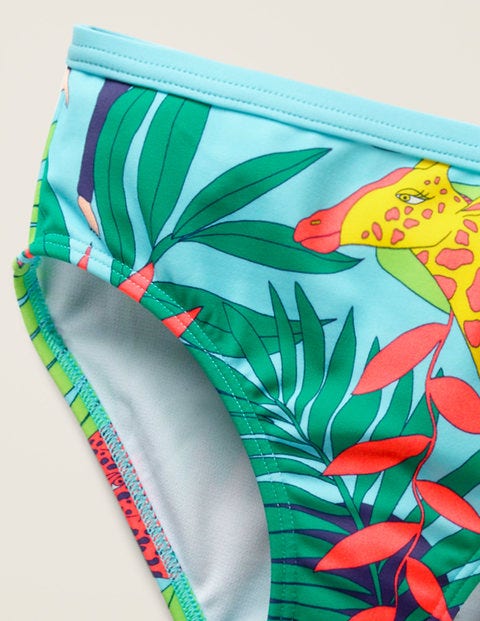 Patterned Bikini Bottoms - Multi Jumbo Jungle Patterned Bikini Bottoms - Multi Jumbo Jungle