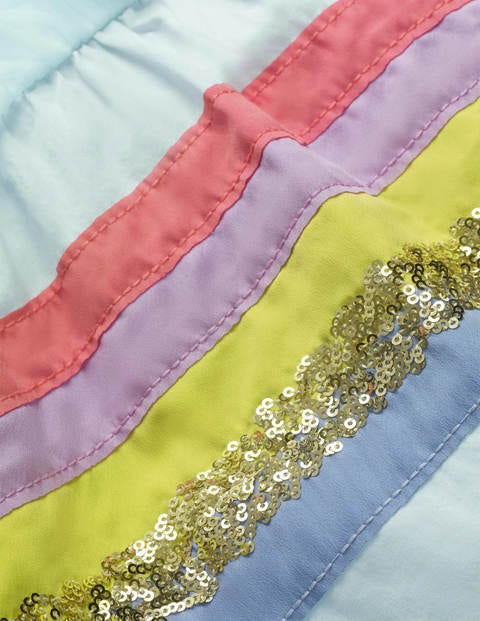 Regenbogen-Tüllkleid - Schneeblau Regenbogen-Tüllkleid - Schneeblau
