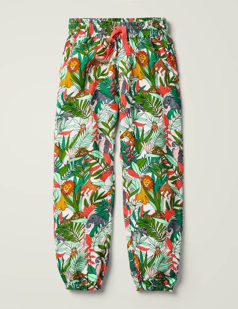 Lässige gewebte Hose - Bunt, Dschungel Lässige gewebte Hose - Bunt, Dschungel