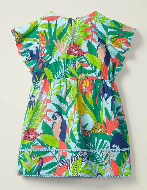Fun Printed Kaftan - Multi Jumbo Jungle Fun Printed Kaftan - Multi Jumbo Jungle