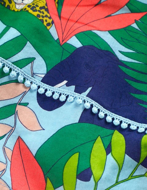Fun Printed Kaftan - Multi Jumbo Jungle Fun Printed Kaftan - Multi Jumbo Jungle