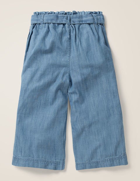 Tie-Waist Culotte - Chambray Tie-Waist Culotte - Chambray