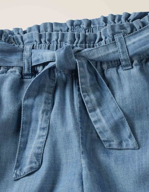 Tie-Waist Culotte - Chambray Tie-Waist Culotte - Chambray