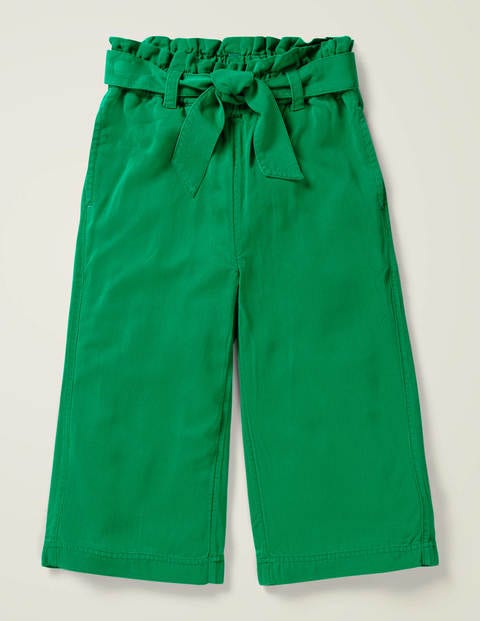 Tie-Waist Culotte - Rich Emerald Green Tie-Waist Culotte - Rich Emerald Green