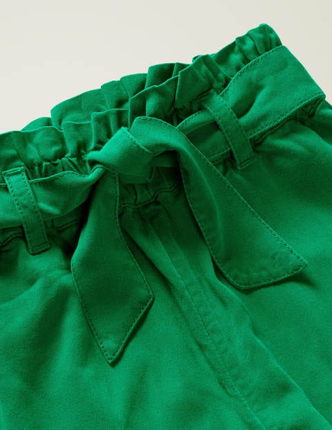 Tie-Waist Culotte - Rich Emerald Green Tie-Waist Culotte - Rich Emerald Green