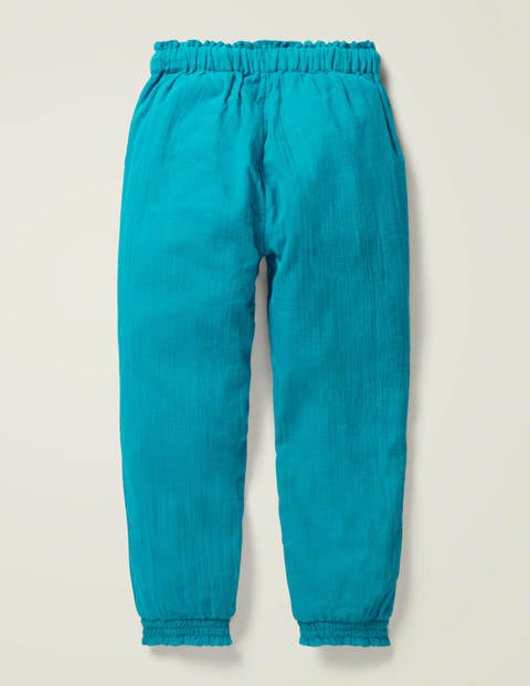 Detailed Vacation Pants - Deep Marine Green Detailed Vacation Pants - Deep Marine Green