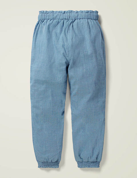 Detailed Holiday Trousers - Chambray