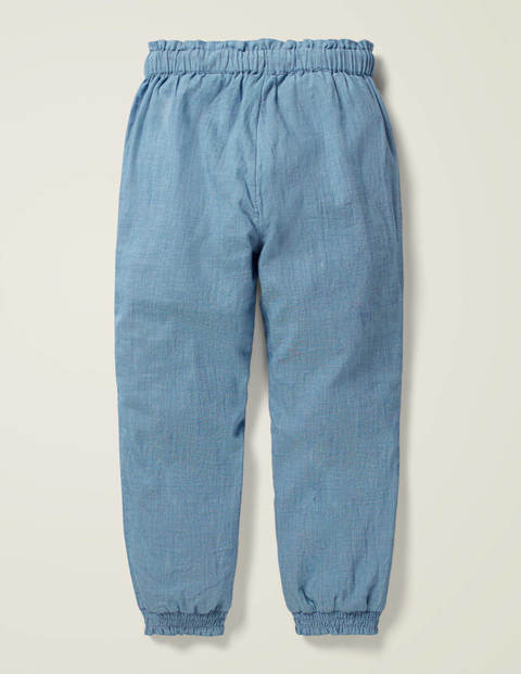 Detailed Holiday Trousers - Chambray Detailed Holiday Trousers - Chambray