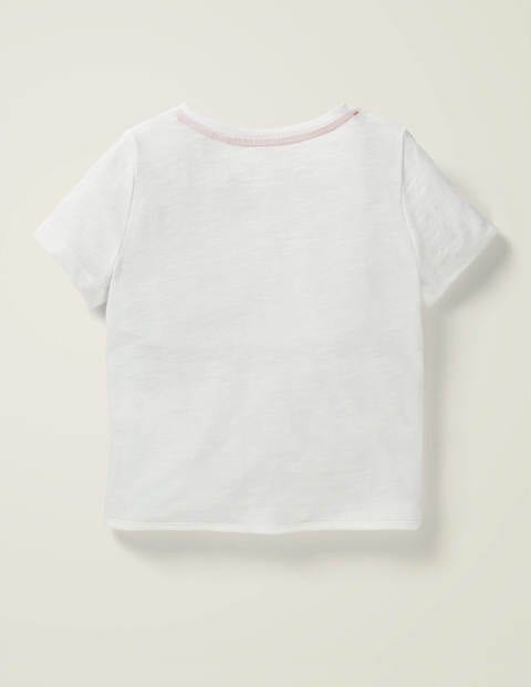 Retro-T-Shirt Zum Binden - Weiß, Peace-Kirschen Retro-T-Shirt Zum Binden - Weiß, Peace-Kirschen
