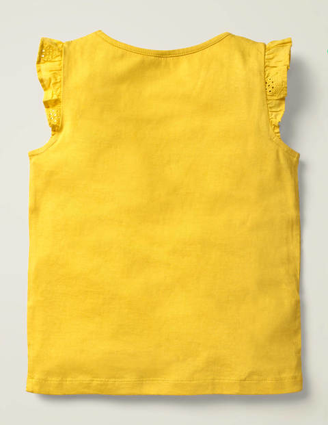 Broderie Top - Daffodil Yellow Broderie Top - Daffodil Yellow