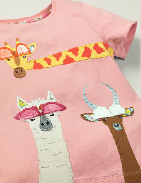 Lift The Flap T-Shirt - Boto Pink Animals Lift The Flap T-Shirt - Boto Pink Animals
