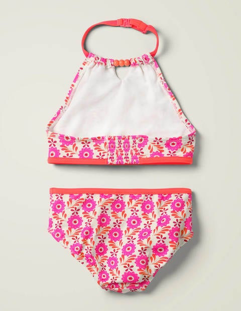 Floral Bikini Set - Pop Pansy Tropical Stripe Floral Bikini Set - Pop Pansy Tropical Stripe