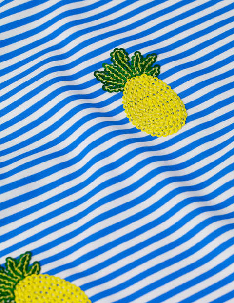 Glitzerndes Surfset - Blaue Oase/Naturweiß, Ananas Glitzerndes Surfset - Blaue Oase/Naturweiß, Ananas