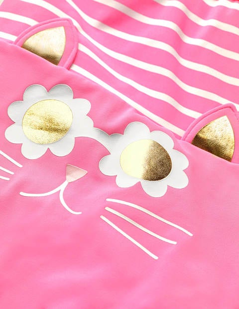 Novelty Bottom Swimsuit - Sweet Pink/Ivory Novelty Bottom Swimsuit - Sweet Pink/Ivory