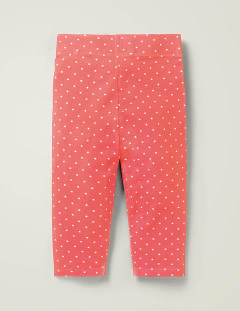 Fun Cropped Leggings - Peach Melba Pink Pin Spot Fun Cropped Leggings - Peach Melba Pink Pin Spot