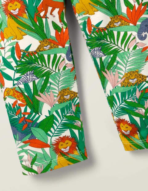Fun Cropped Leggings - Multi Jumbo Jungle Fun Cropped Leggings - Multi Jumbo Jungle