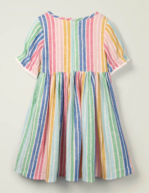 Robe tissée et rayée - Rayé multi Robe tissée et rayée - Rayé multi