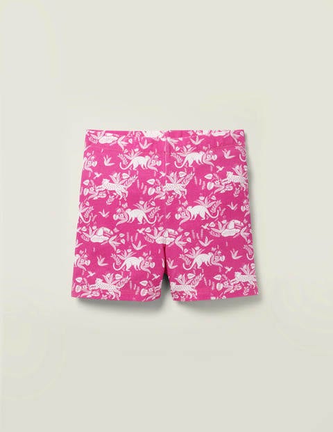 Fun Essential Jersey Shorts - Pop Pansy Pink Tropical Toile Fun Essential Jersey Shorts - Pop Pansy Pink Tropical Toile