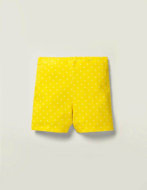 Fun Essential Jersey Shorts - Lemon Zest Yellow Pin Spot Fun Essential Jersey Shorts - Lemon Zest Yellow Pin Spot