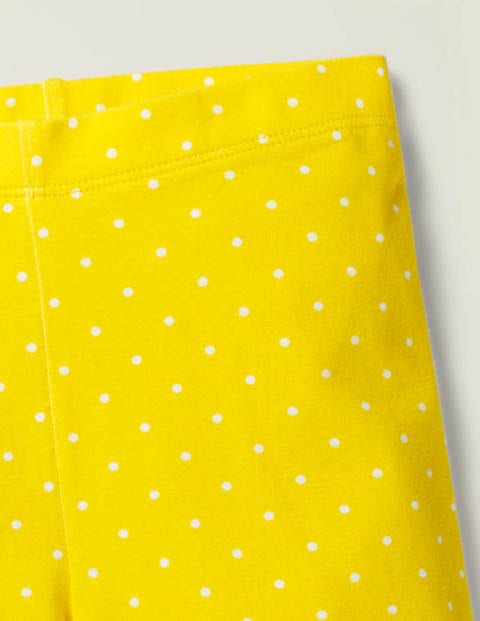 Fun Essential Jersey Shorts - Lemon Zest Yellow Pin Spot Fun Essential Jersey Shorts - Lemon Zest Yellow Pin Spot