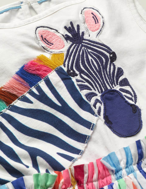 Robe à appliqué safari - Zèbre multi Robe à appliqué safari - Zèbre multi