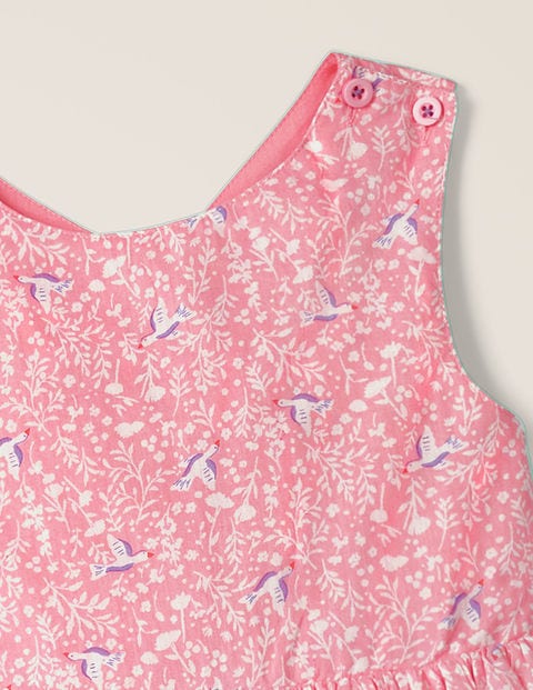 Cross Back Dress - Pink Lemonade Bird Song Cross Back Dress - Pink Lemonade Bird Song