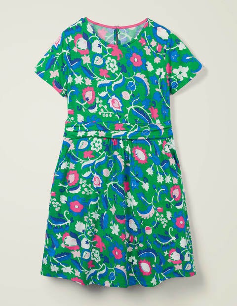 Mini Me Amelie Dress - Green/ White Tropical Retreat Mini Me Amelie Dress - Green/ White Tropical Retreat