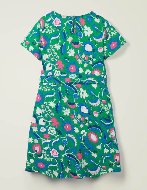 Mini Me Amelie Dress - Green/ White Tropical Retreat Mini Me Amelie Dress - Green/ White Tropical Retreat