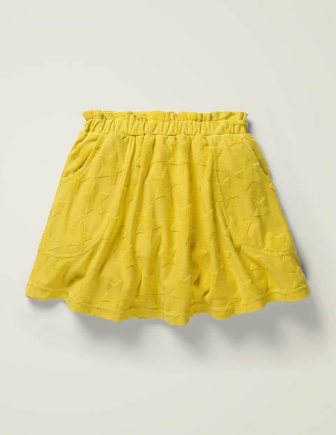 Fun Textured Towelling Skort - Daffodil Yellow Fun Textured Towelling Skort - Daffodil Yellow