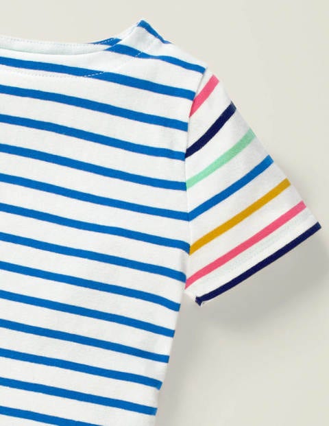 Short-Sleeved Breton - Bold Blue/White Short-Sleeved Breton - Bold Blue/White