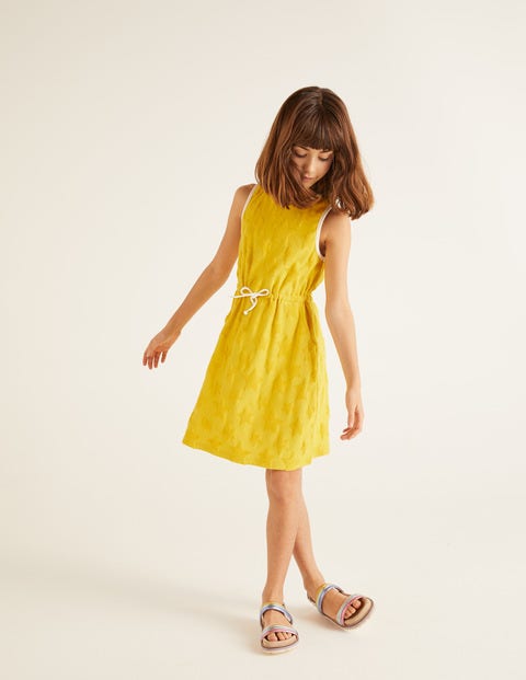 Towelling Dress - Daffodil Yellow Towelling Dress - Daffodil Yellow