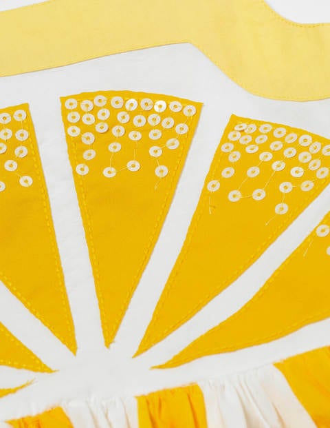 Lemon Embellished Dress - Daffodil Lemon Yellow Lemon Embellished Dress - Daffodil Lemon Yellow