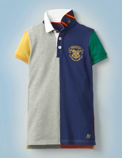 Hogwarts Rugby Dress - Mid Grey Jaspé Hotchpotch Hogwarts Rugby Dress - Mid Grey Jaspé Hotchpotch