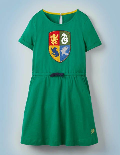 Hogwarts Crest Dress - Mountain Meadow Green Hogwarts Crest Dress - Mountain Meadow Green