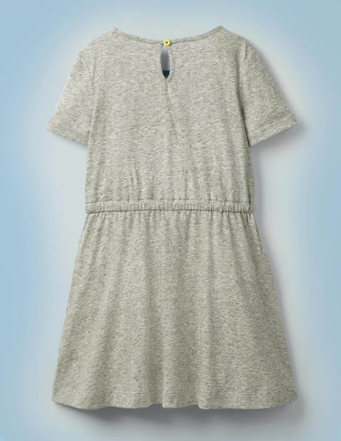 Hogwarts Crest Dress - Mid Grey Jaspé Marl Hogwarts Crest Dress - Mid Grey Jaspé Marl