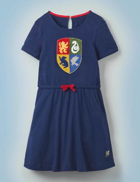 Hogwarts Crest Dress - College Blue Hogwarts Crest Dress - College Blue