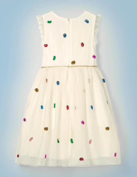 Kleid mit Bertie-Bott's-Motiv - Naturweiß, Stickerei Kleid mit Bertie-Bott's-Motiv - Naturweiß, Stickerei