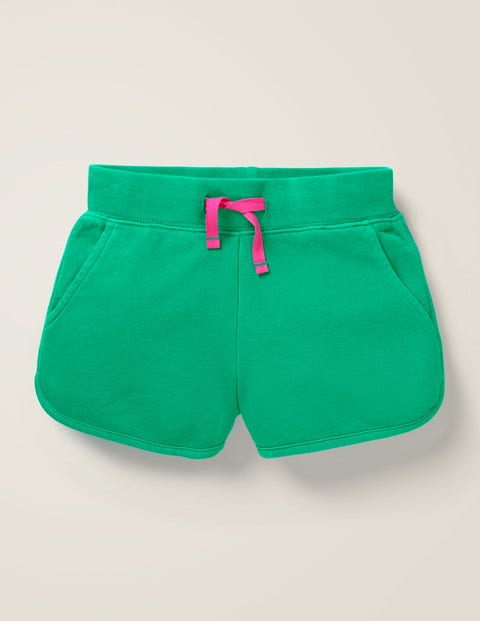 Stückgefärbte Shorts - Tropisches Grün
