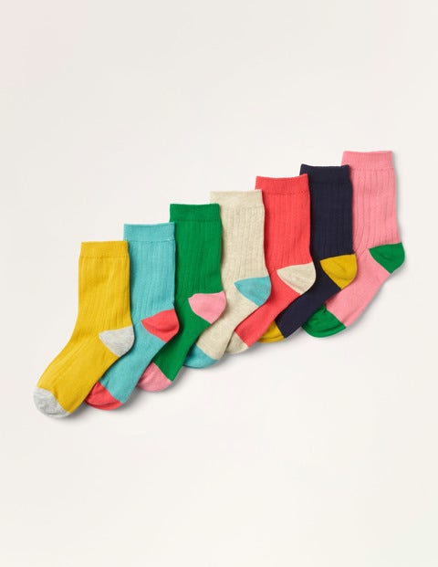 Rippensocken im 7er-Pack - Bunt Rippensocken im 7er-Pack - Bunt