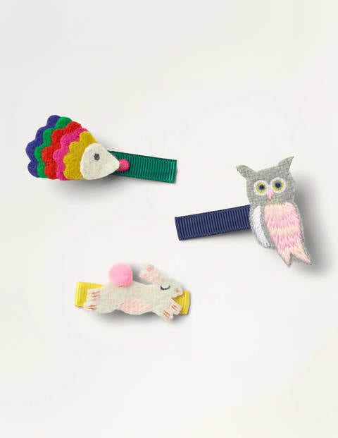 Hair Clips 3 Pack - Woodland Friends Hair Clips 3 Pack - Woodland Friends